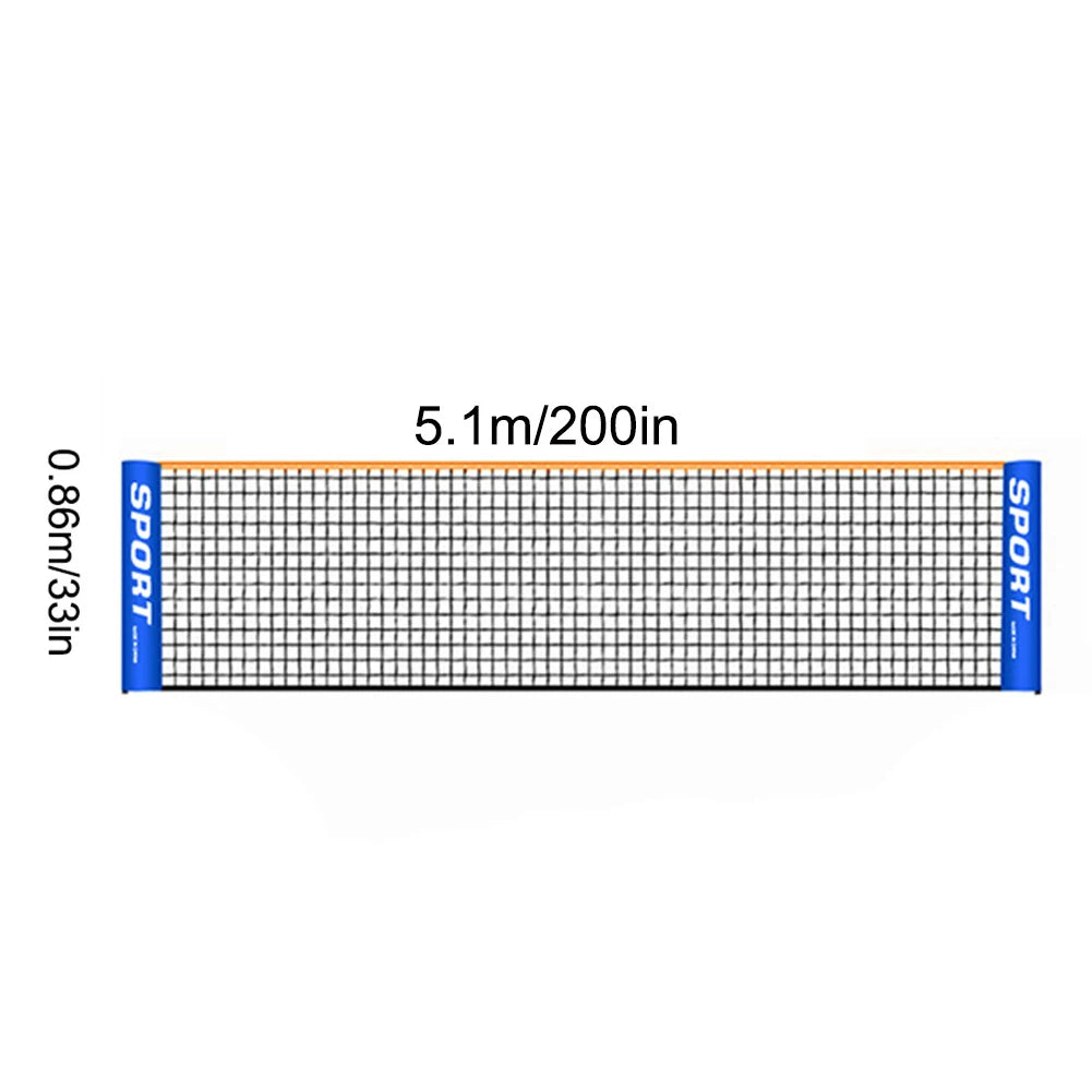 Professional Badminton Volleyball Tennis Net Set For Indoor Outdoor Training