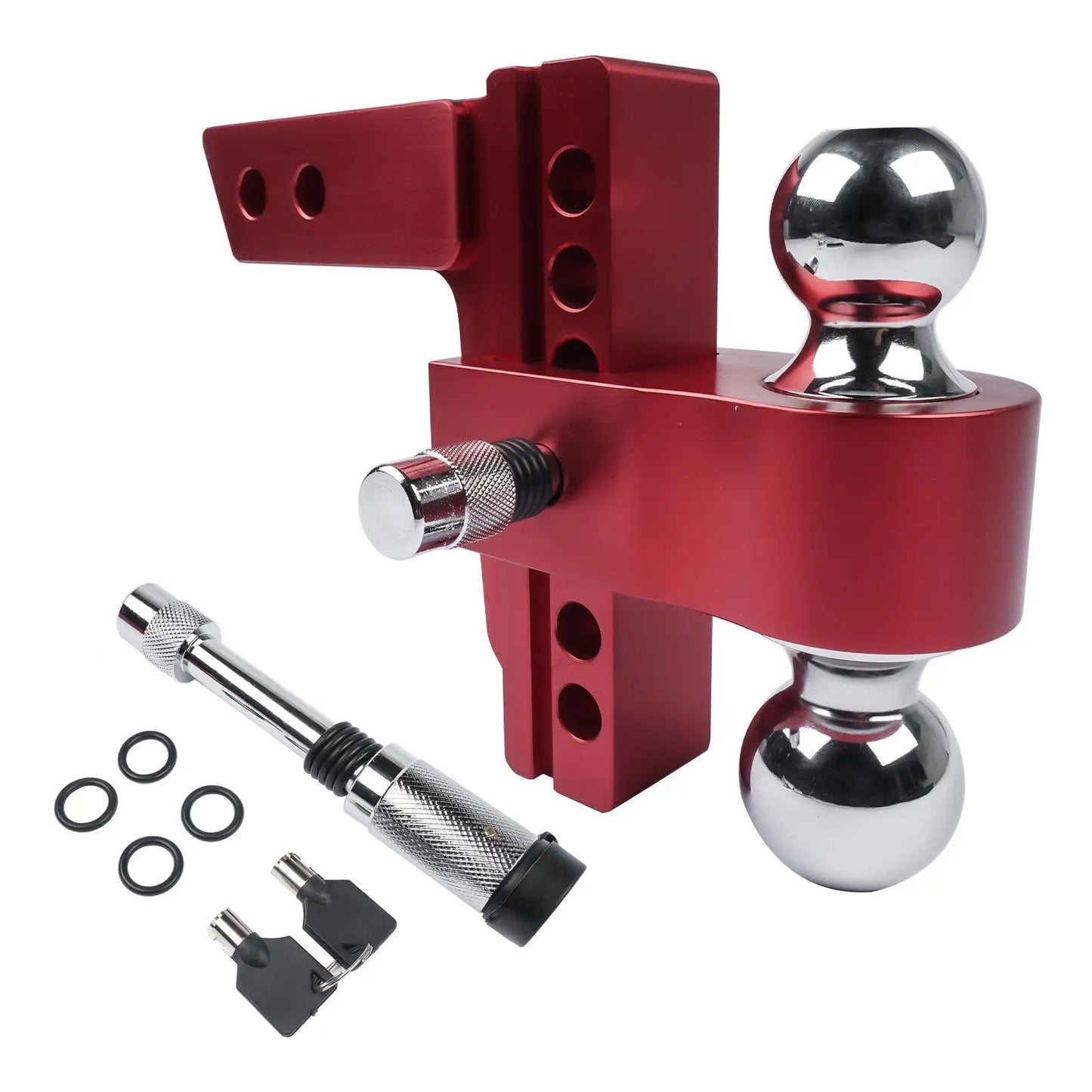 AP03 Adjustable Trailer Hitch With Anti Theft Locks Dual Mount