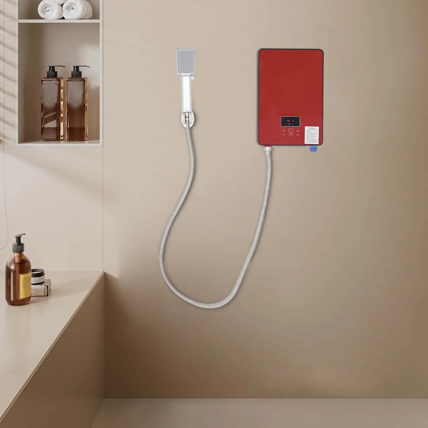 6500W Tankless Electric Water Heater 220V Wall Mounted