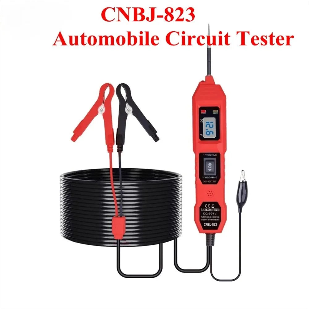 Automotive Circuit Tester Voltage Display Led Light Car Probe Kit