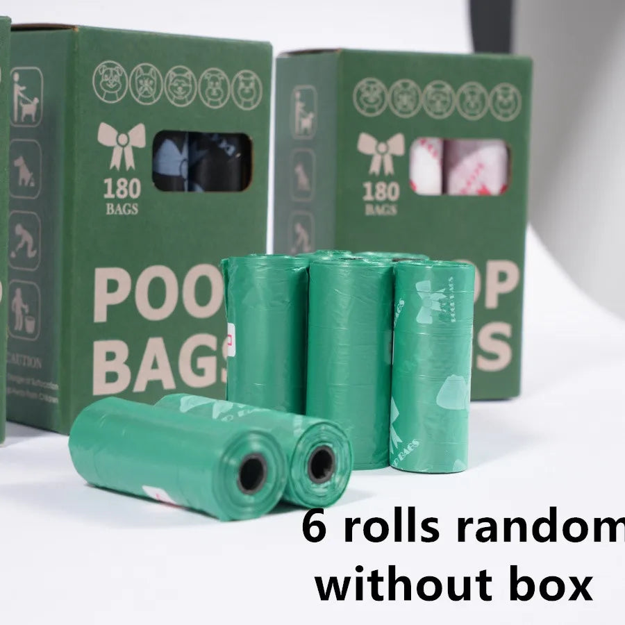Leak-Proof Thick Dog Poop Bags, 180 Count Cats and Dogs