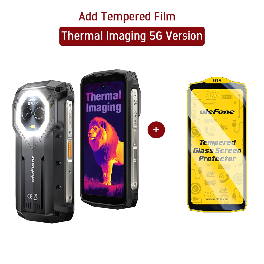 Ulefone Armor Mini 20T Pro 5G Rugged Smartphone Android 14 16GB 256GB