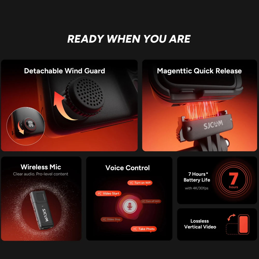 SJCAM SJ30 8K Ultra HD Action Camera WiFi SteadyMotion 2