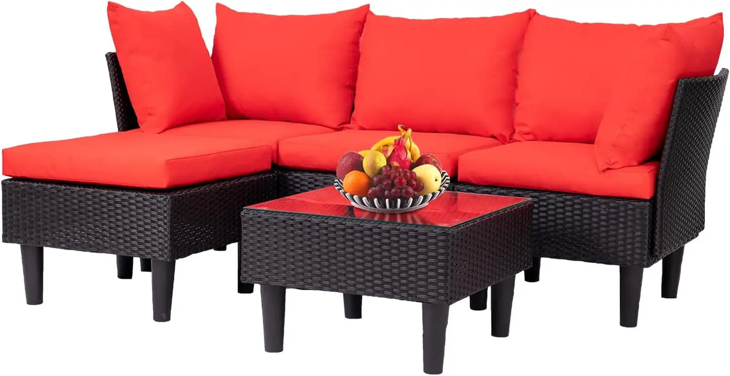 Patio Furniture Sets Outdoor Wicker Conversation Set Rattan Chair