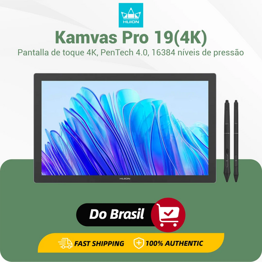 Huion Kamvas Pro 19 4K Touch Graphics Tablet PenTech Stylus
