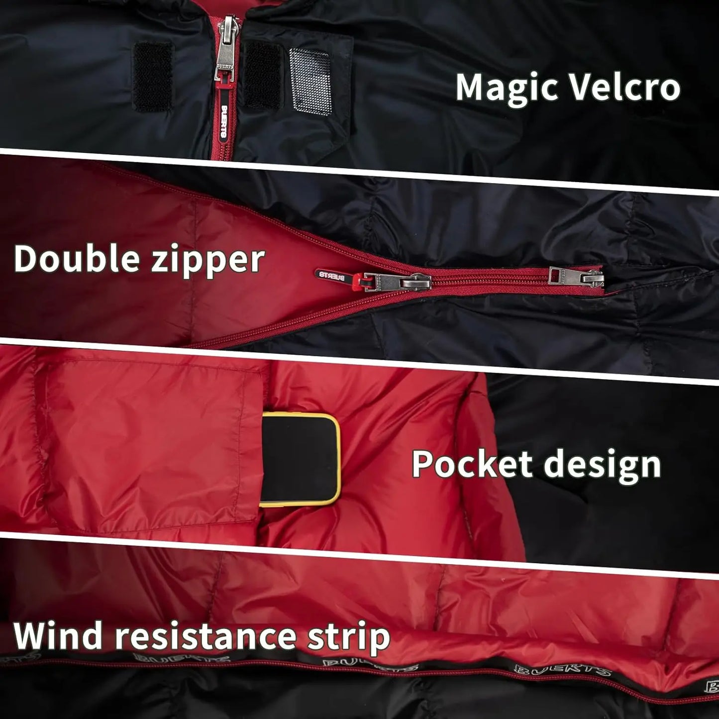 Ultralight Down Sleeping Bag With Compression Sack For Camping