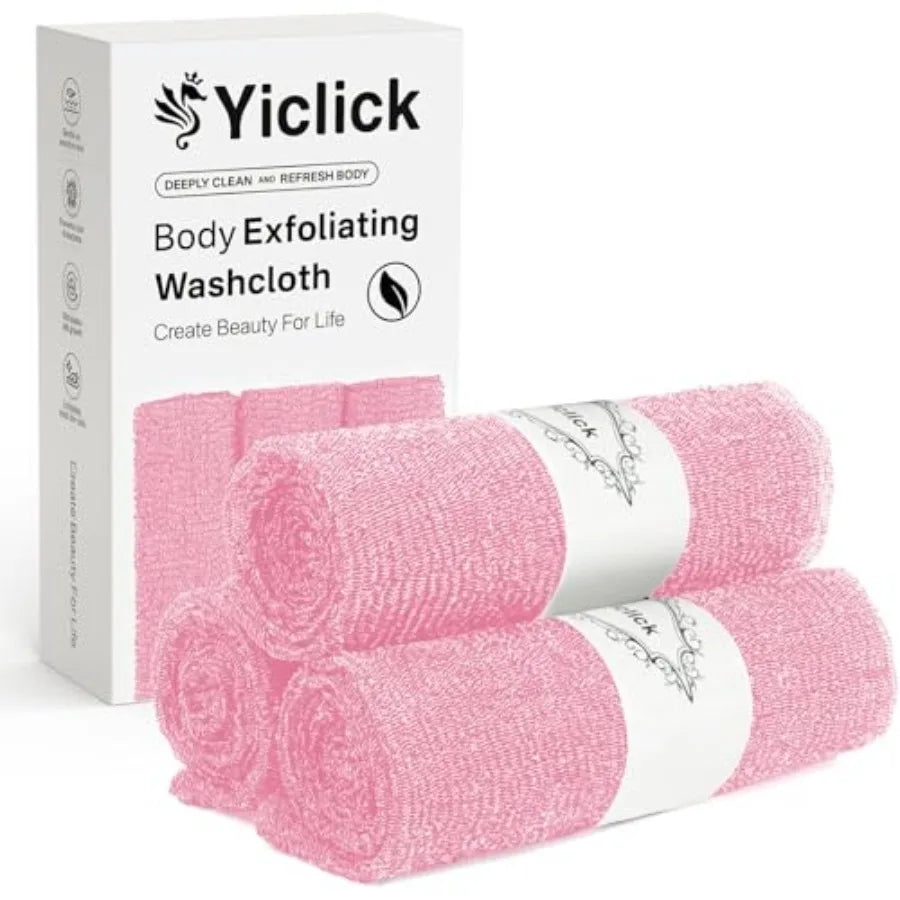 Japanese Exfoliating Washcloth For Body Exfoliation And Back Scrubber