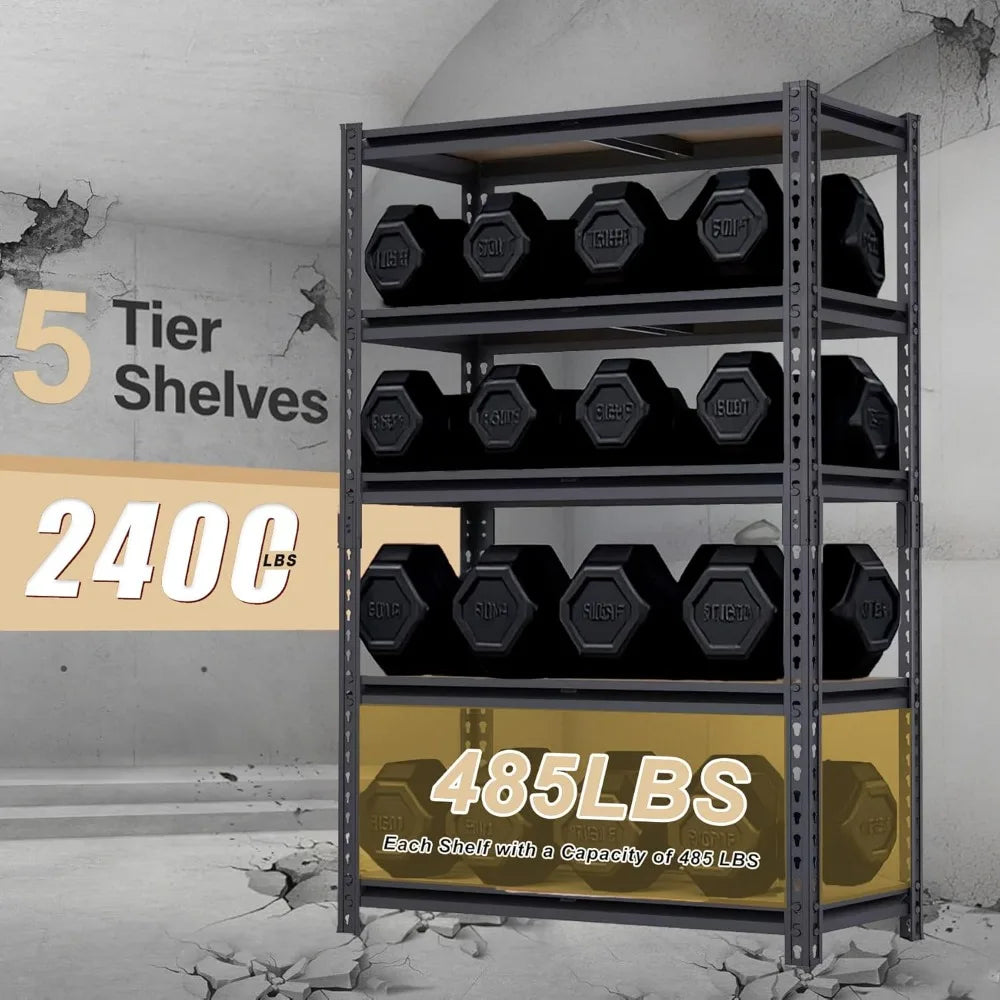 Heavy Duty Shelving Unit For Garage Storage And Organization