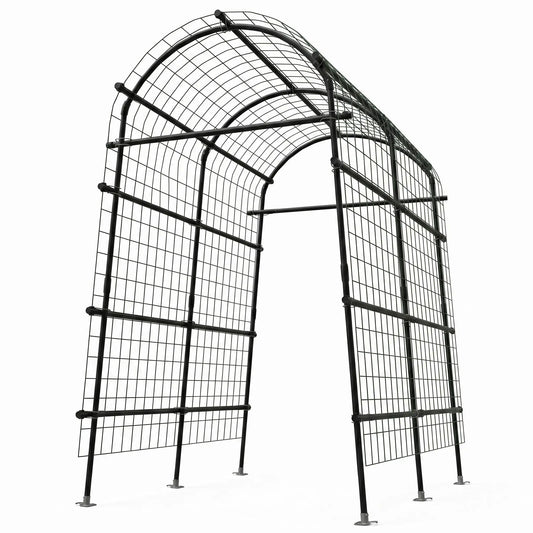Heavy Duty Metal Garden Trellis Arch For Climbing Plants
