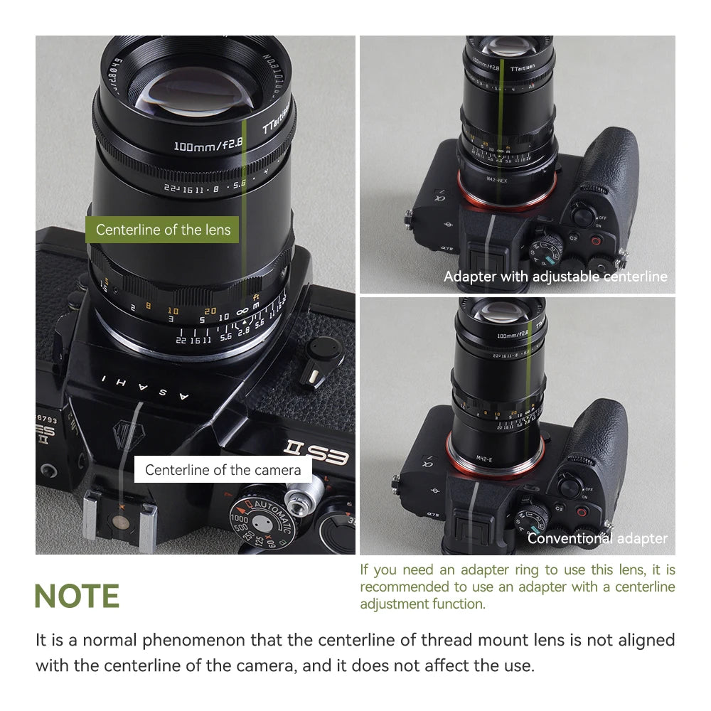 TTArtisan 100mm F2.8 Bubble Bokeh Full Frame Lens M42 Mount
