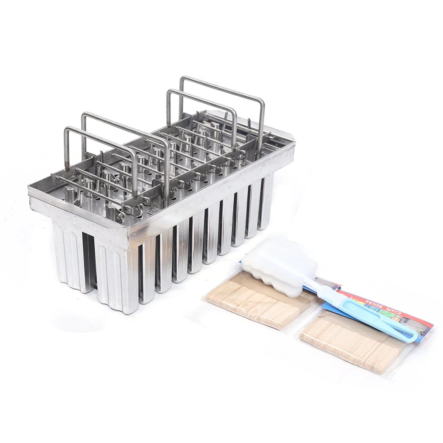 Large Capacity Ice Pop Mold In Food-Grade Stainless Steel Space-Saving