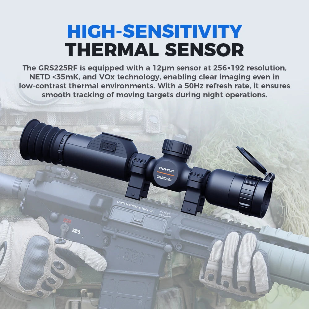 CSCUNSHE Thermal Scope With Rangefinder 905nm Infrared 1000m