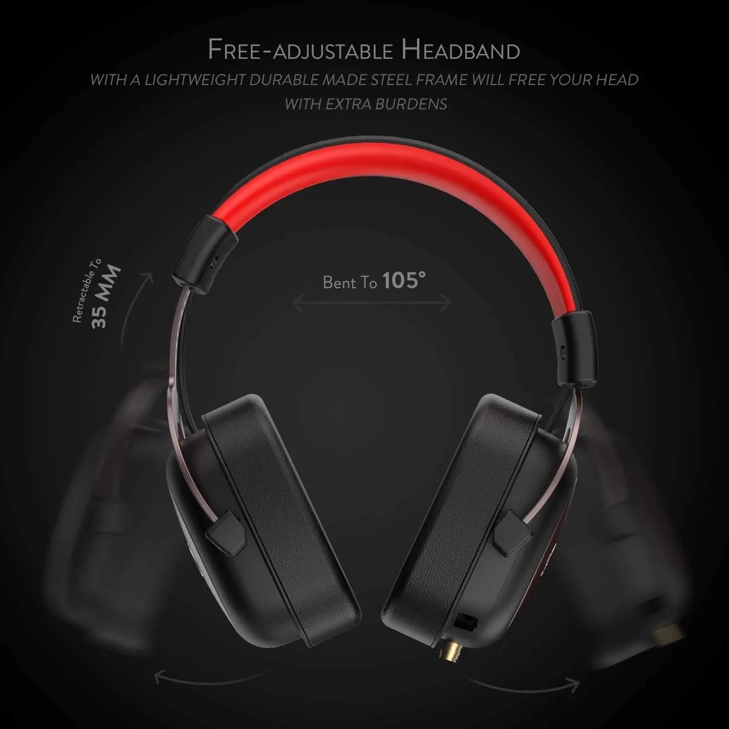 Redragon H510 Zeus Wired Gaming Headset Surround Sound Detachable Microphone