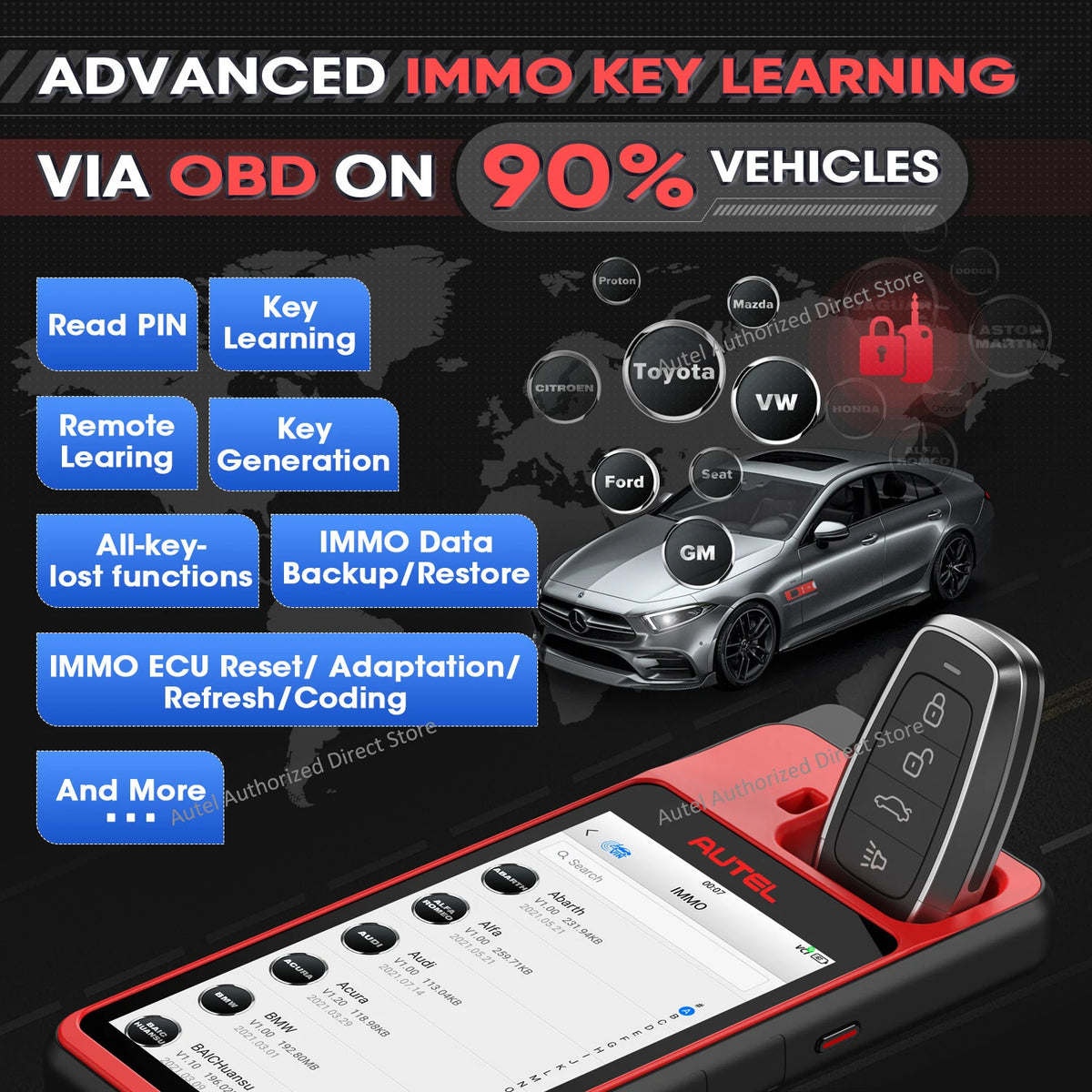 Autel MaxiIm KM100X Auto Key Programmer OBD Key Tool