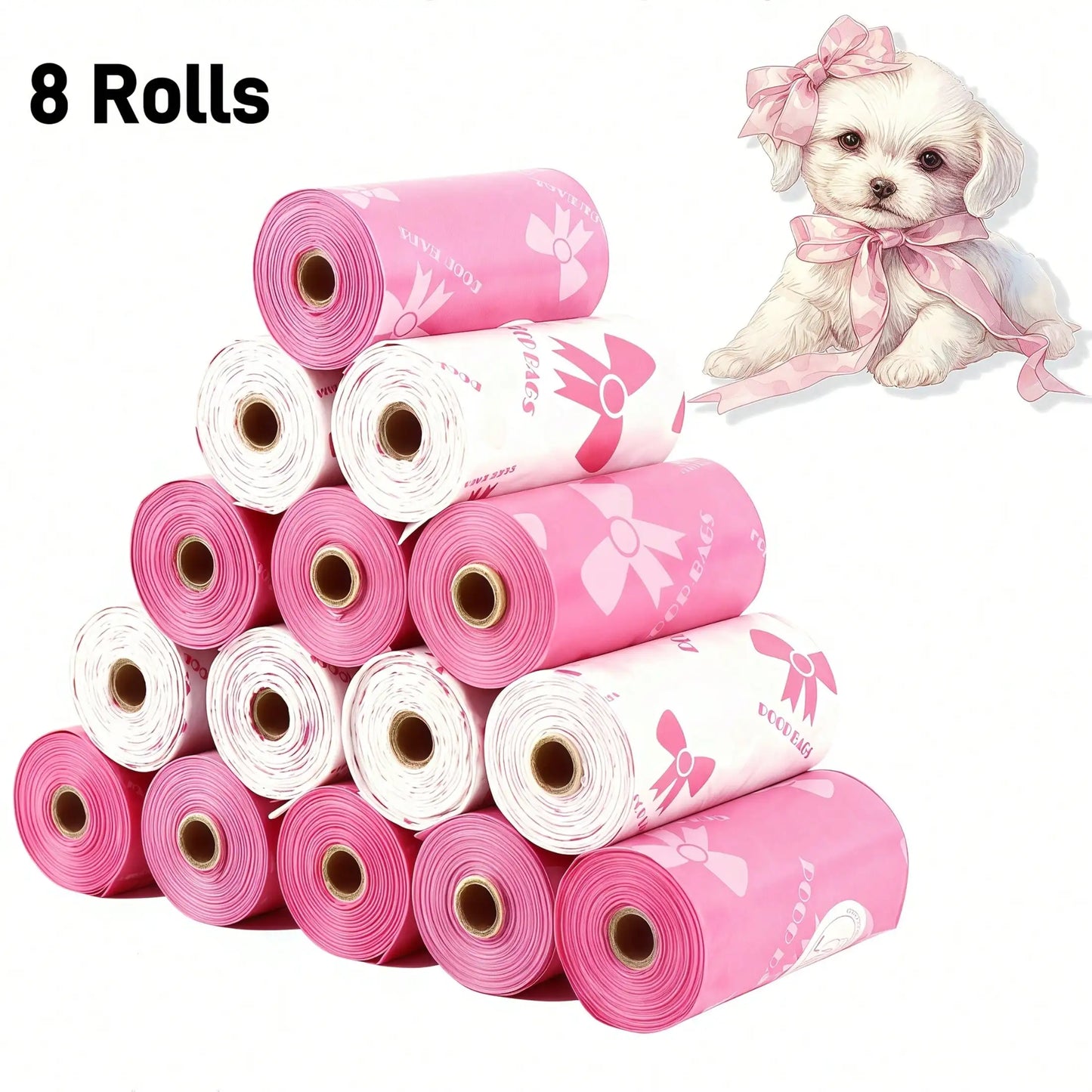 Leak-Proof Thick Dog Poop Bags, 180 Count Cats and Dogs