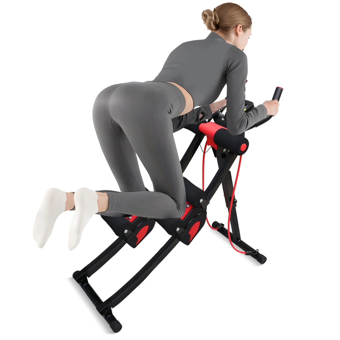 Abdominal Trainer Abs Workout Machine Foldable Core Exercise Home Gym