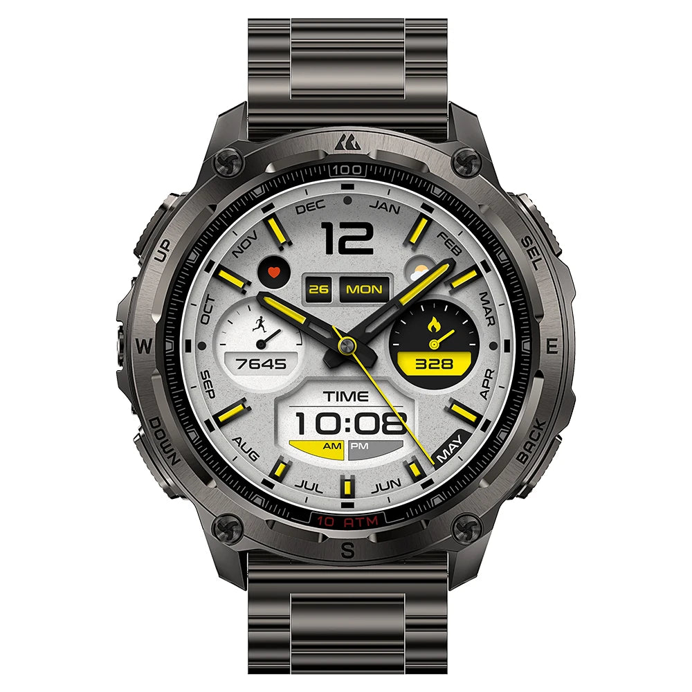KOSPET Tank T4 Special GPS Smartwatch Military 10ATM Offline Maps