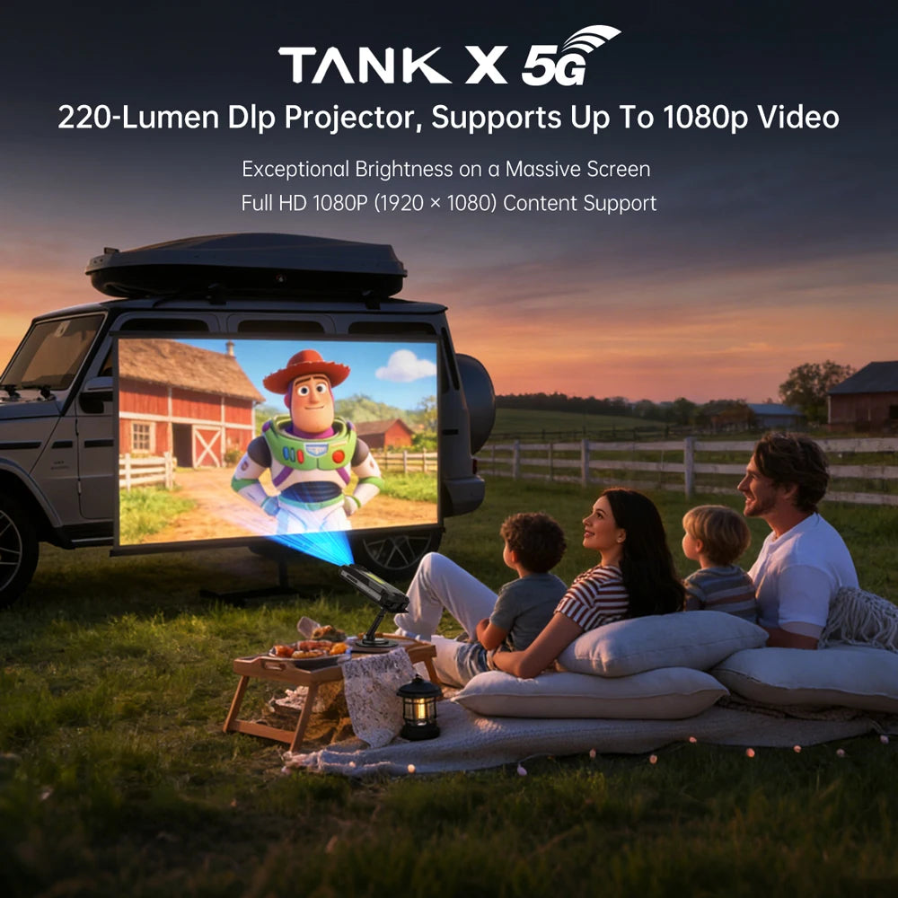 8849 Tank X Rugged Smartphone With Built In Projector