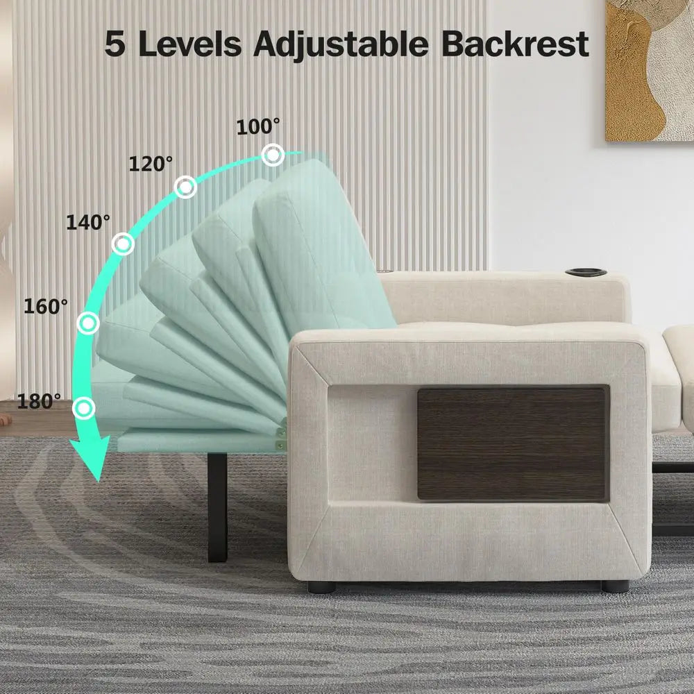 Oversized Sleeper Chair Bed 3in1 Convertible Sofa