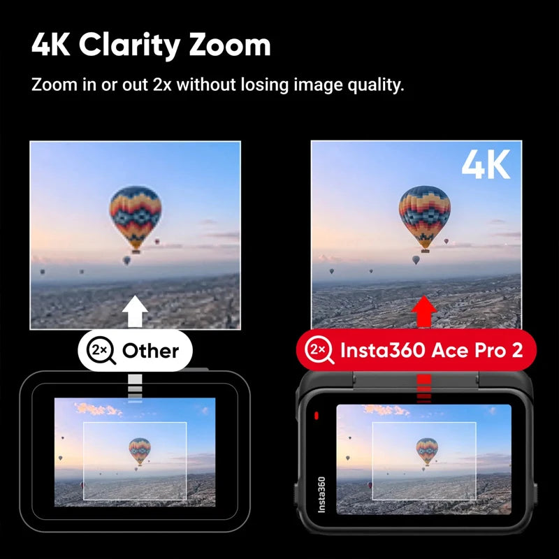 Insta360 Ace Pro 2 AI Powered 8K Action Camera Waterproof With Flip Screen