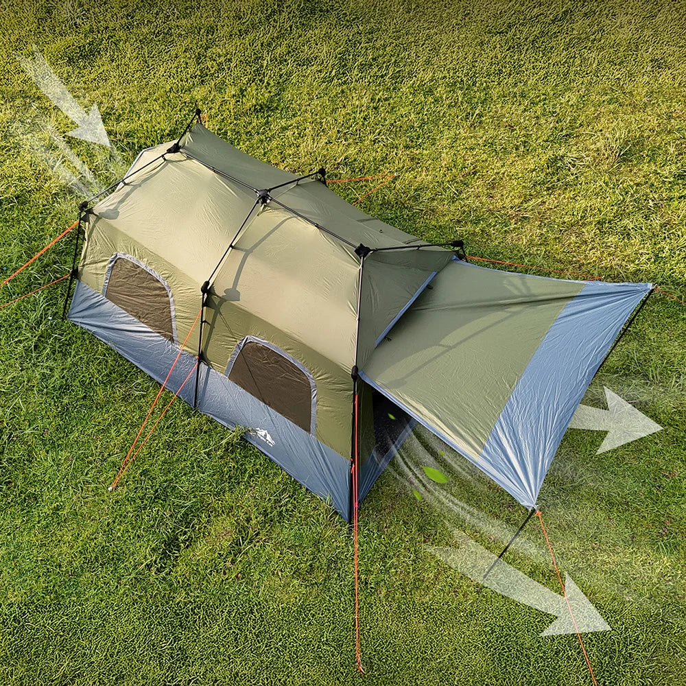 Night Cat Waterproof Instant Cabin Tent With Stove Jack Canopy