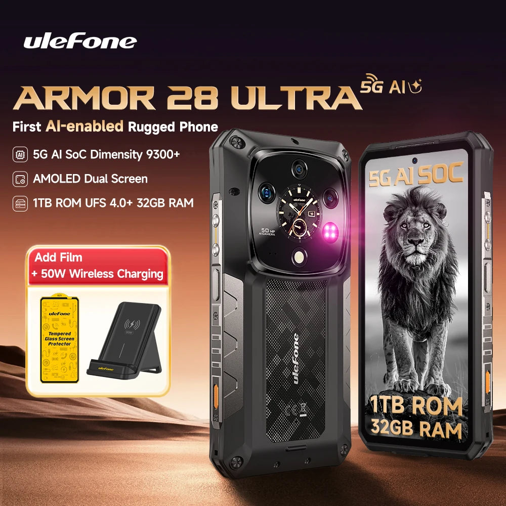 ULEFONE Armor 28 Ultra 5G Ruggedized 1TB ROM 32GB RAM