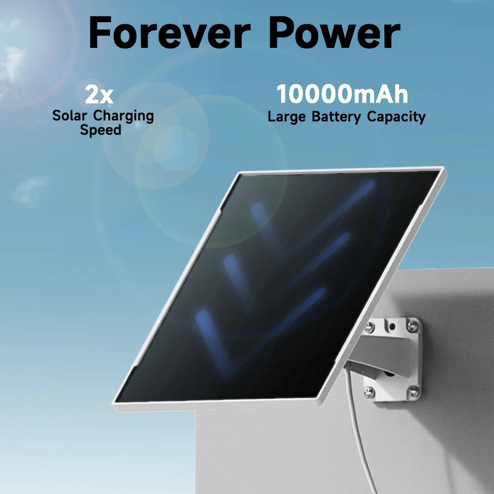Xiaovv 4G Solar Security Camera Dual Lens PIR Night Vision