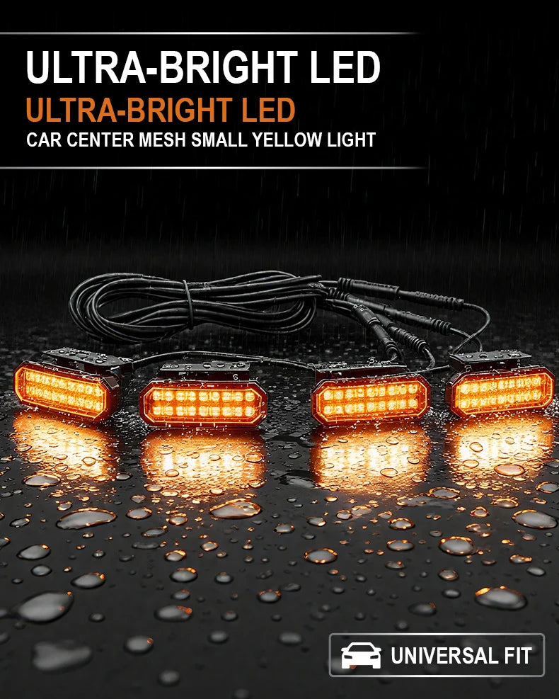 Universal Automotive LED Front Grille Light Wiring Harness Fuse Upgrade