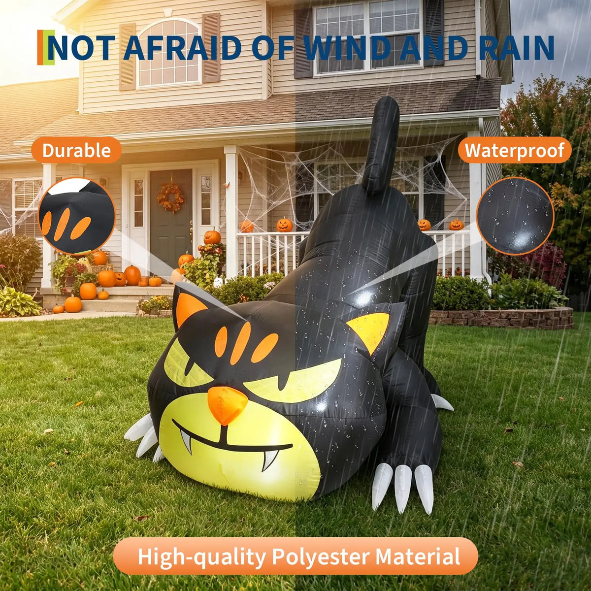 HiMISS Halloween Inflatable Outdoor Decoration With LED Lights