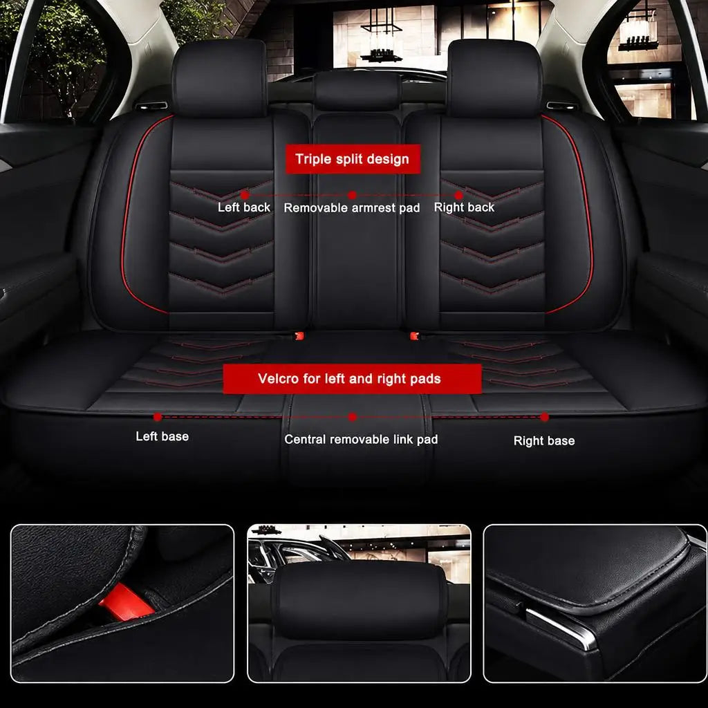 Premium Universal PU Leather Car Seat Covers For Chevrolet
