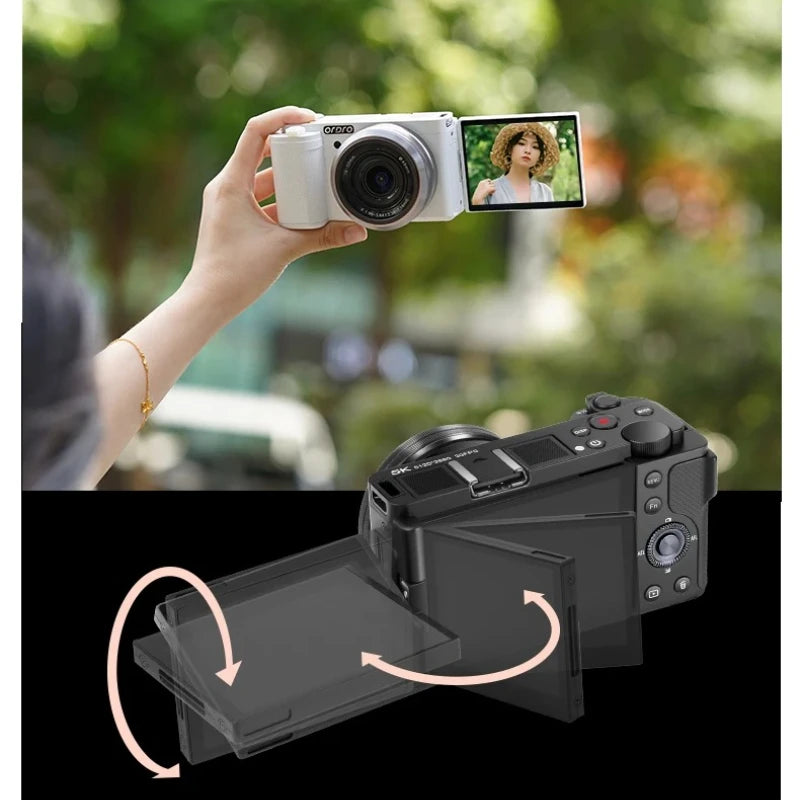 POMIACAM Digital Camera WiFi Vlogging 5x Optical Zoom