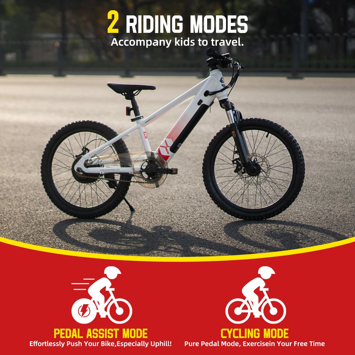 JOYSTAR Kids Electric Bike 250W Safe Mini Mountain Bicycle