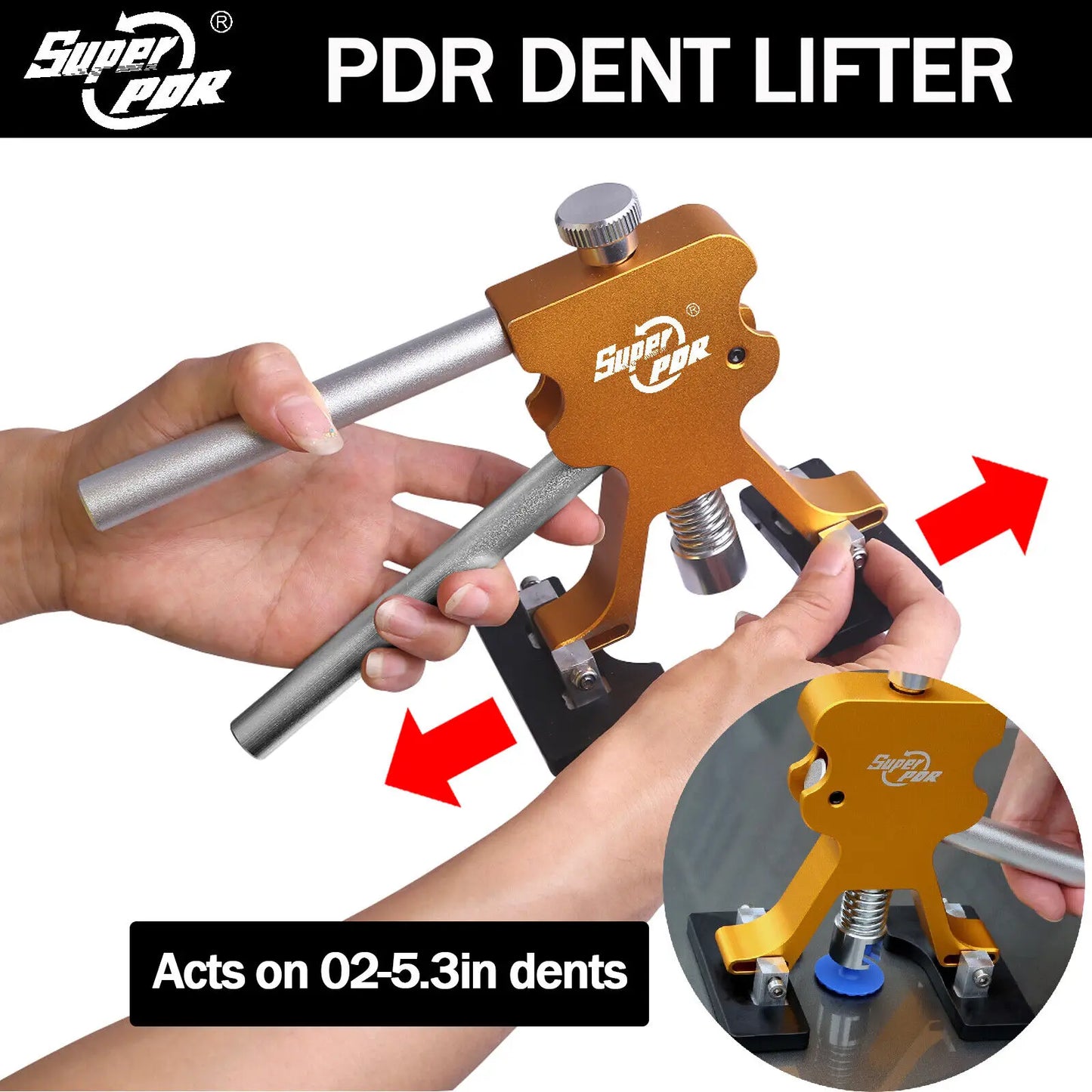 PDR Paintless Dent Removal Tool And Garage Repair Kit