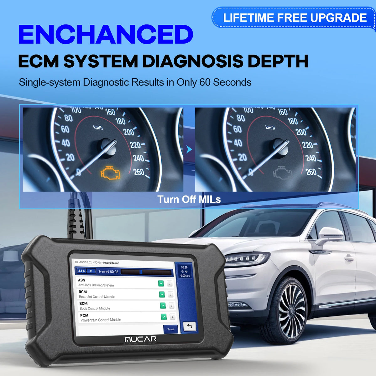 Thinkcar Mucar CS90 OBD2 Code Reader With Lifetime Updates