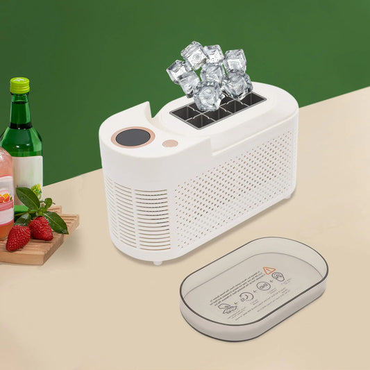 Bymaocar Portable Ice Maker 120W 12V Countertop Ice Machine