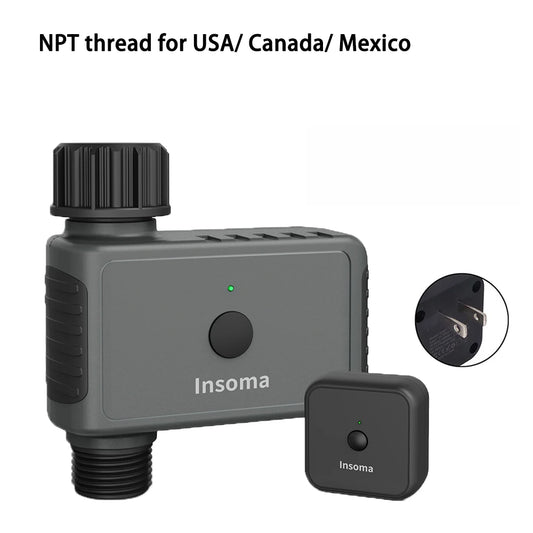 INSOMA WiFi Automatic Garden Water Timer With Alexa