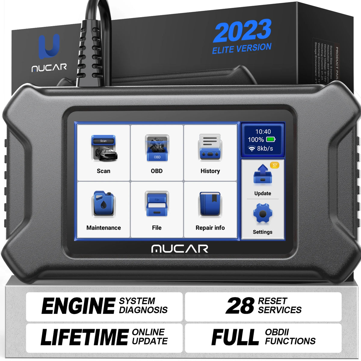 Thinkcar Mucar CS90 OBD2 Code Reader With Lifetime Updates