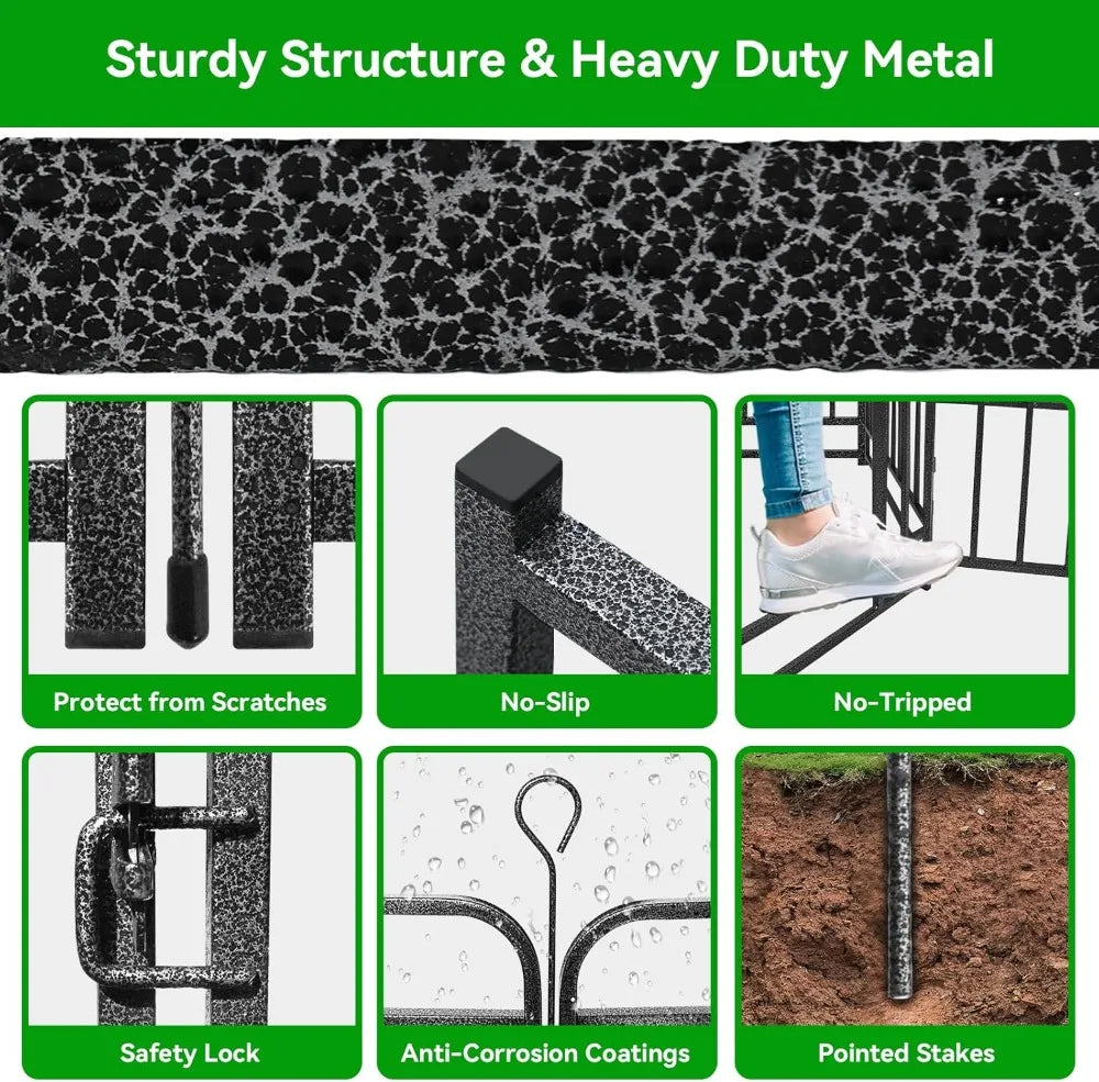 Heavy Duty Dog Playpen 12 Panels With Reinforced Crossbars