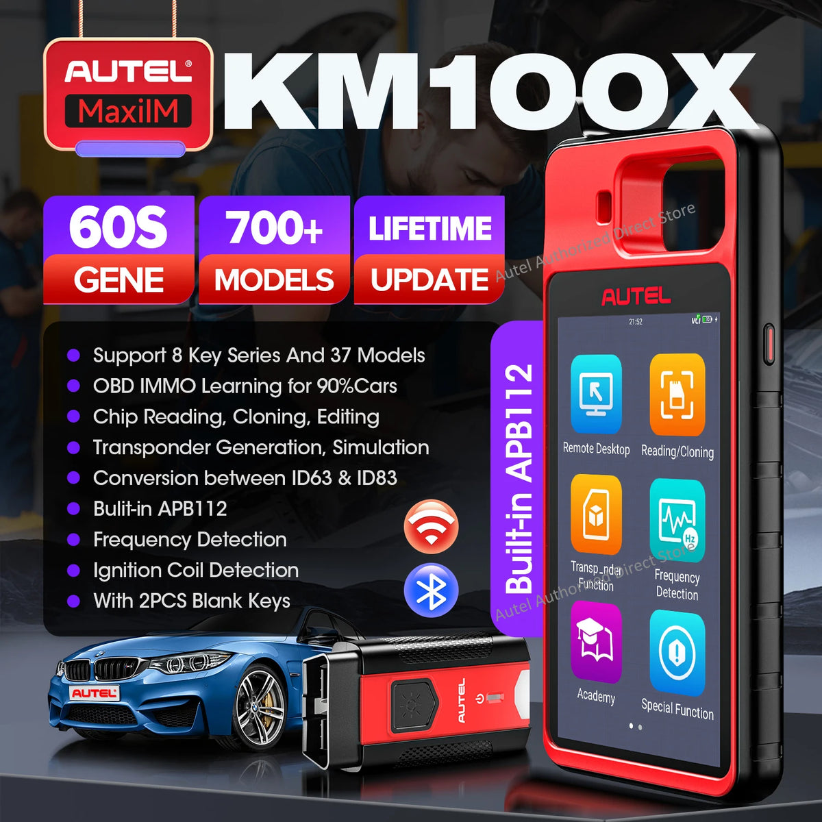 Autel MaxiIm KM100X Auto Key Programmer OBD Key Tool
