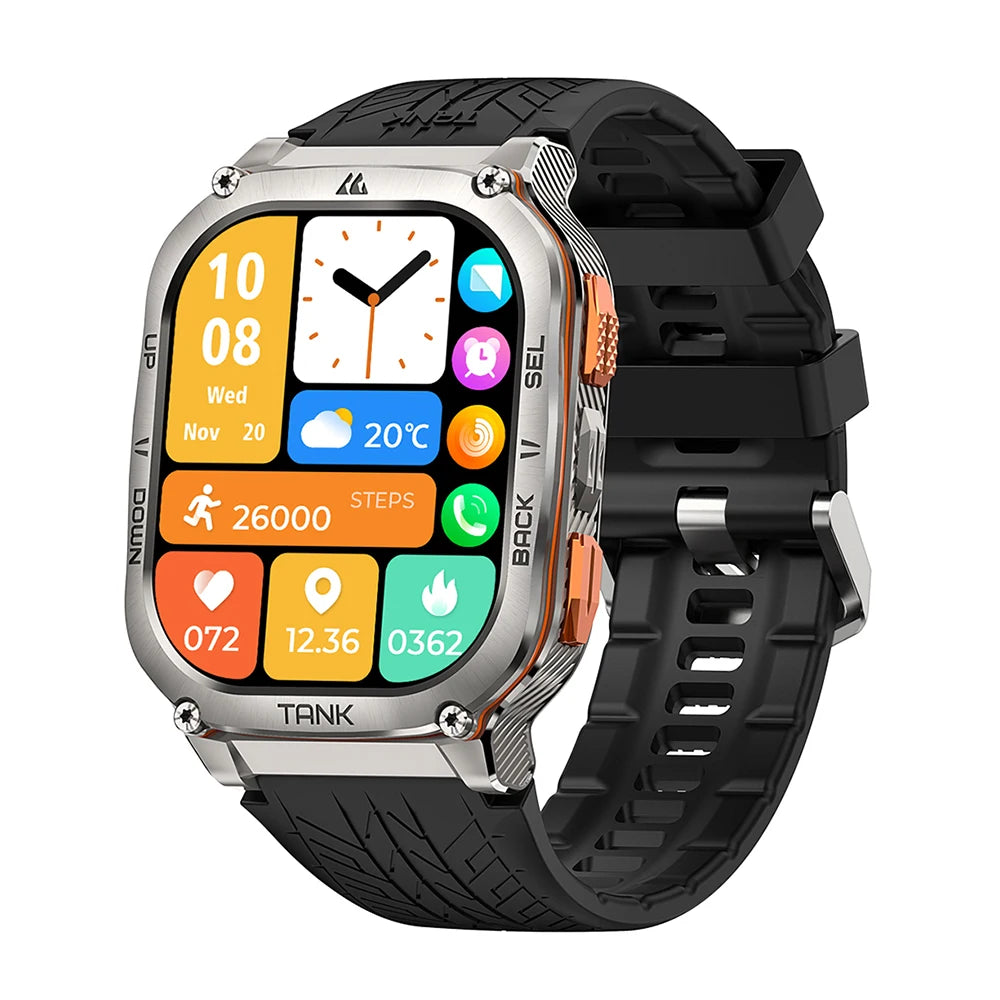 KOSPET TANK M3 Ultra GPS Smartwatch Stainless Steel 5ATM IP69K