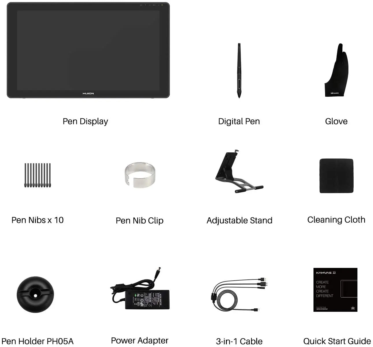Huion Kamvas 22 Graphic Pen Tablet Monitor With AntiGlare