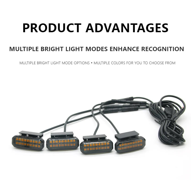 Universal Automotive LED Front Grille Light Wiring Harness Fuse Upgrade