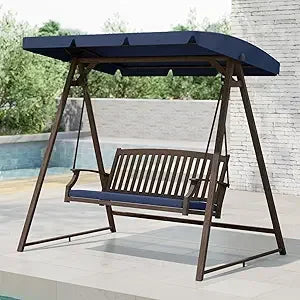 RBXC Grand Patio Swing Chair With Canopy