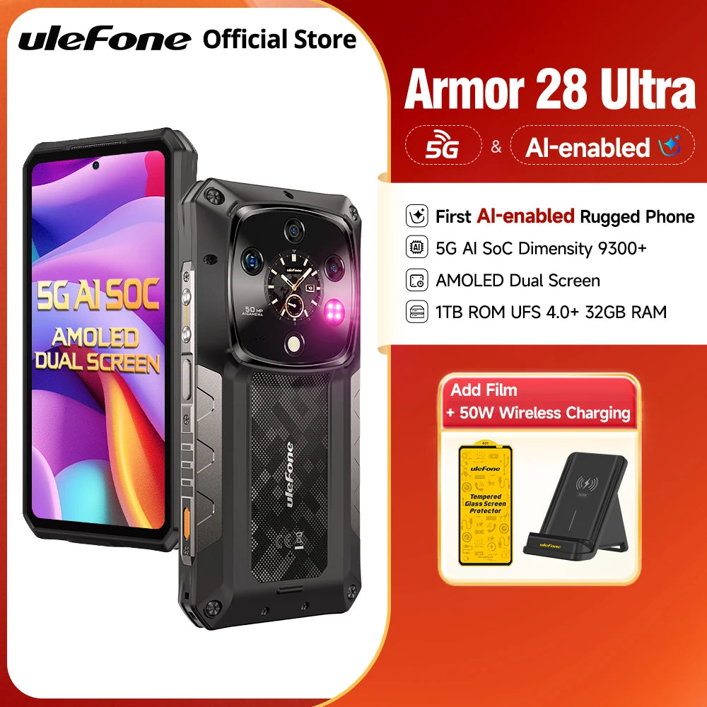 Ulefone Armor 28 Ultra 5G Rugged Smartphone 1TB ROM