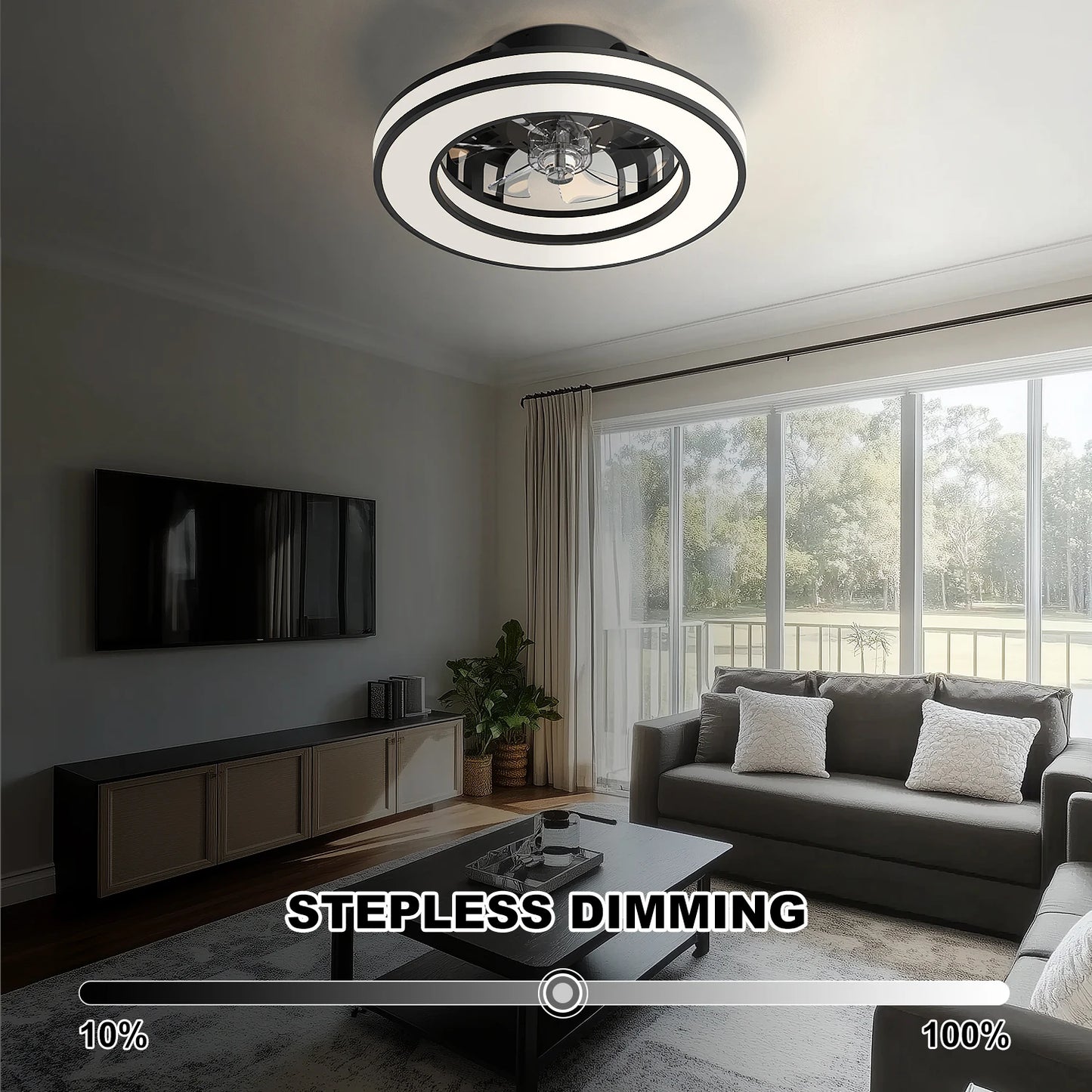Stanbow Ceiling Fan With Remote Control And Dimmable Light