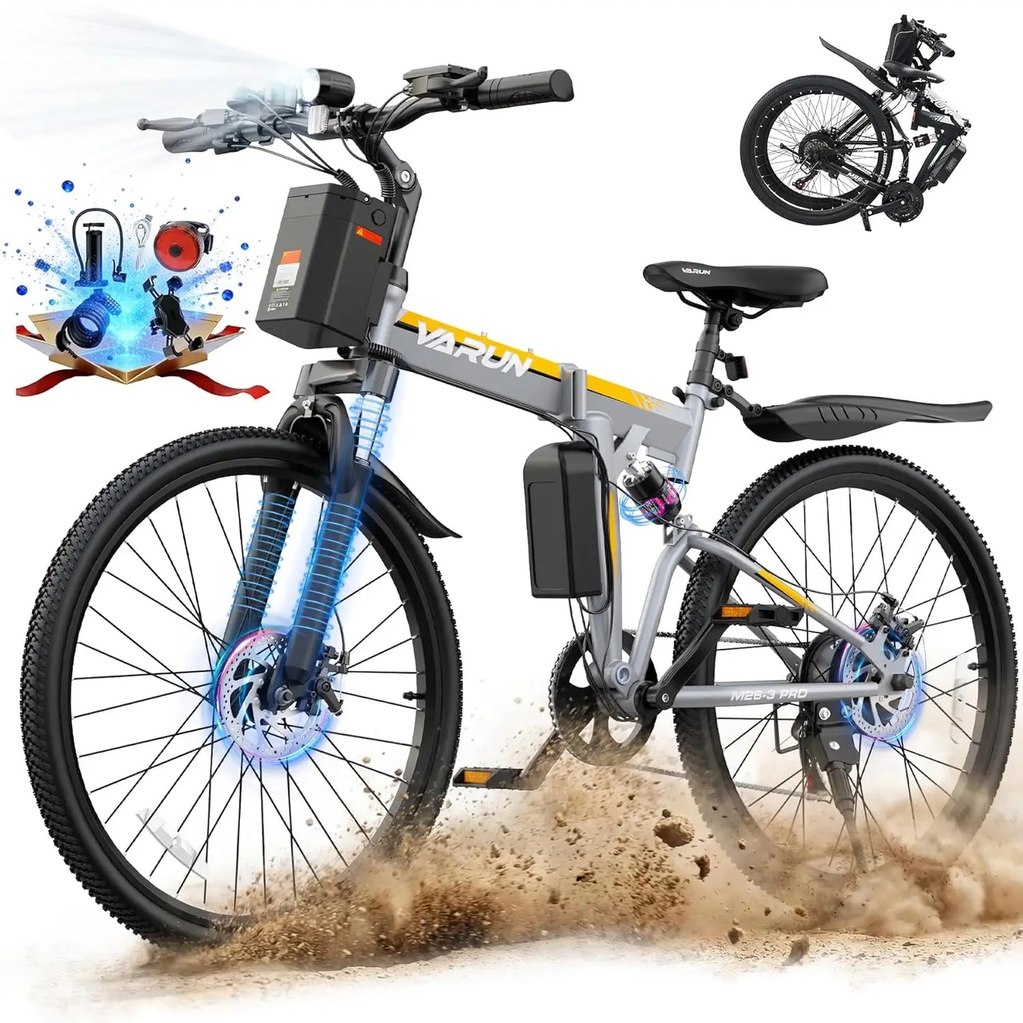 Folding Electric Bike For Adults 750W 48V All Terrain Commuter