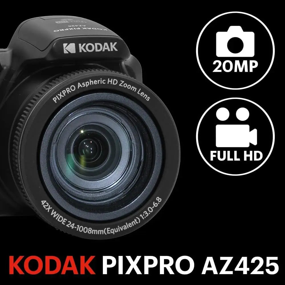 Kodak PIXPRO AZ425 Digital Camera 20MP 42x Optical Zoom OIS