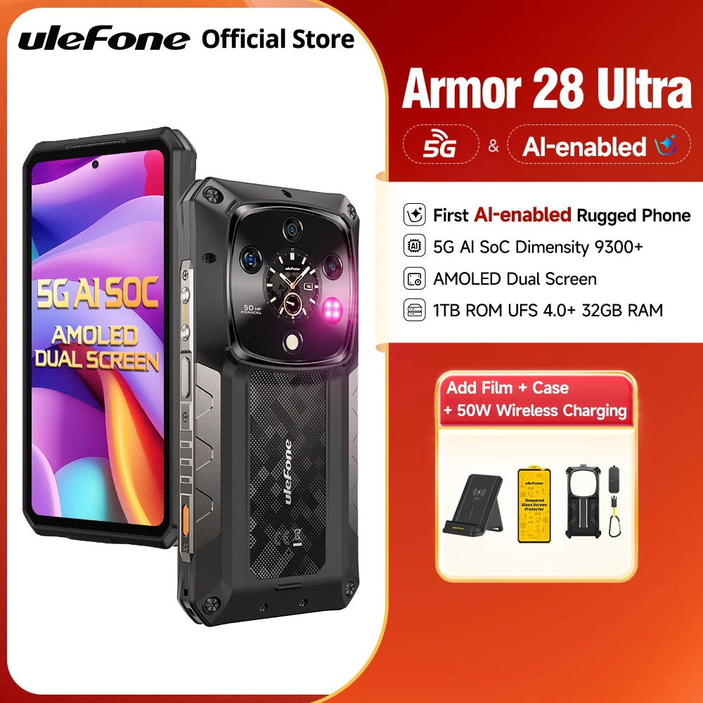 Ulefone Armor 28 Ultra 5G Rugged Smartphone 1TB ROM