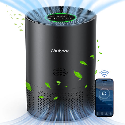 Chuboor HEPA Air Purifier For Home Bedroom Allergy Relief