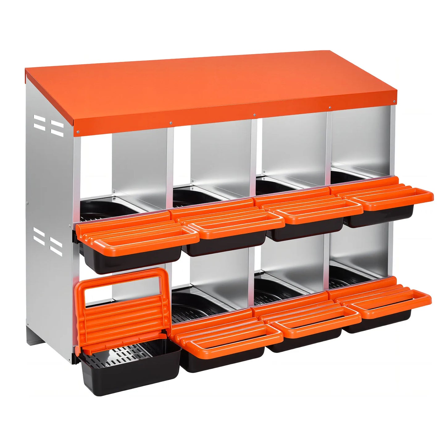 SucceBuy Chicken Nesting Boxes With Roll Out Lids Easy Assemble